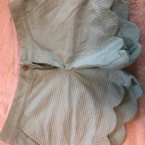 Lilly Pulitzer scalloped shorts
